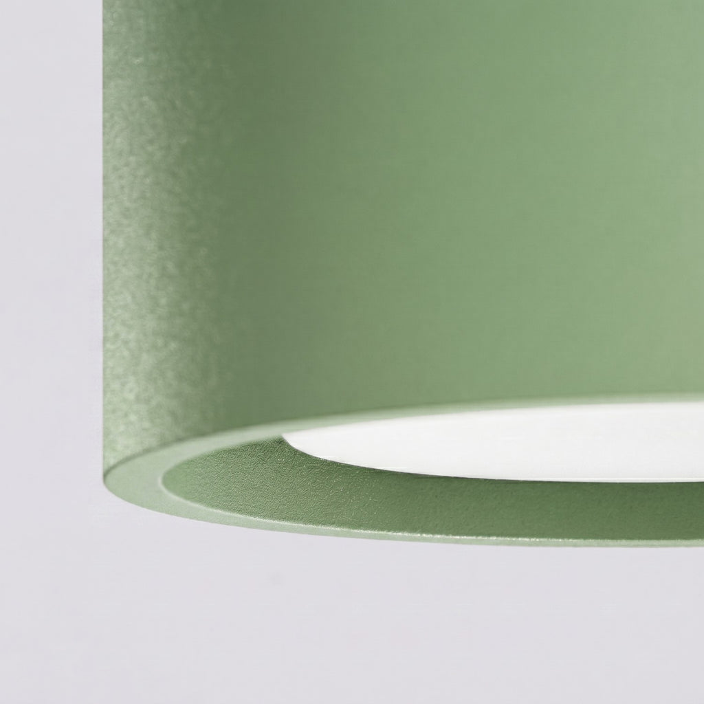 Plafonnier Modo 3 aluminium vert sauge Gx53, vue 5