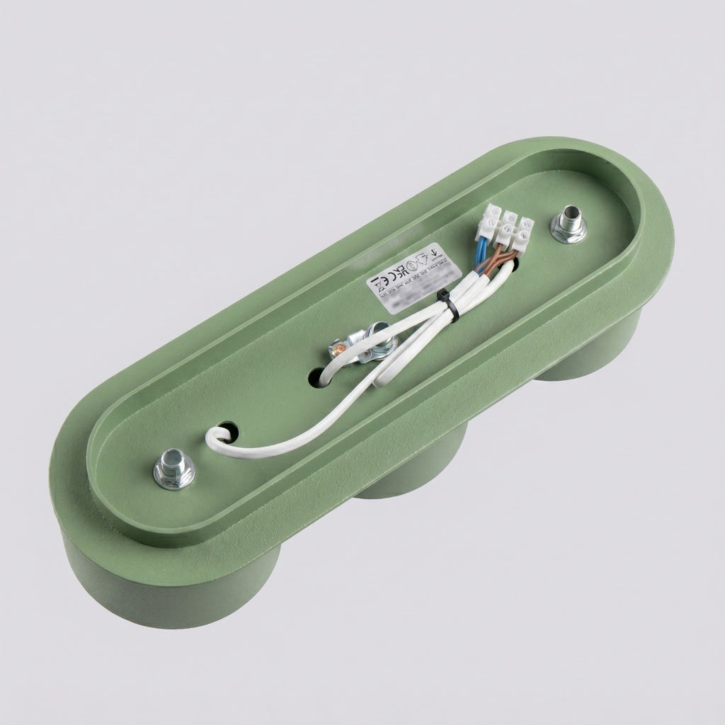 Plafonnier Modo 3 aluminium vert sauge Gx53, vue 7