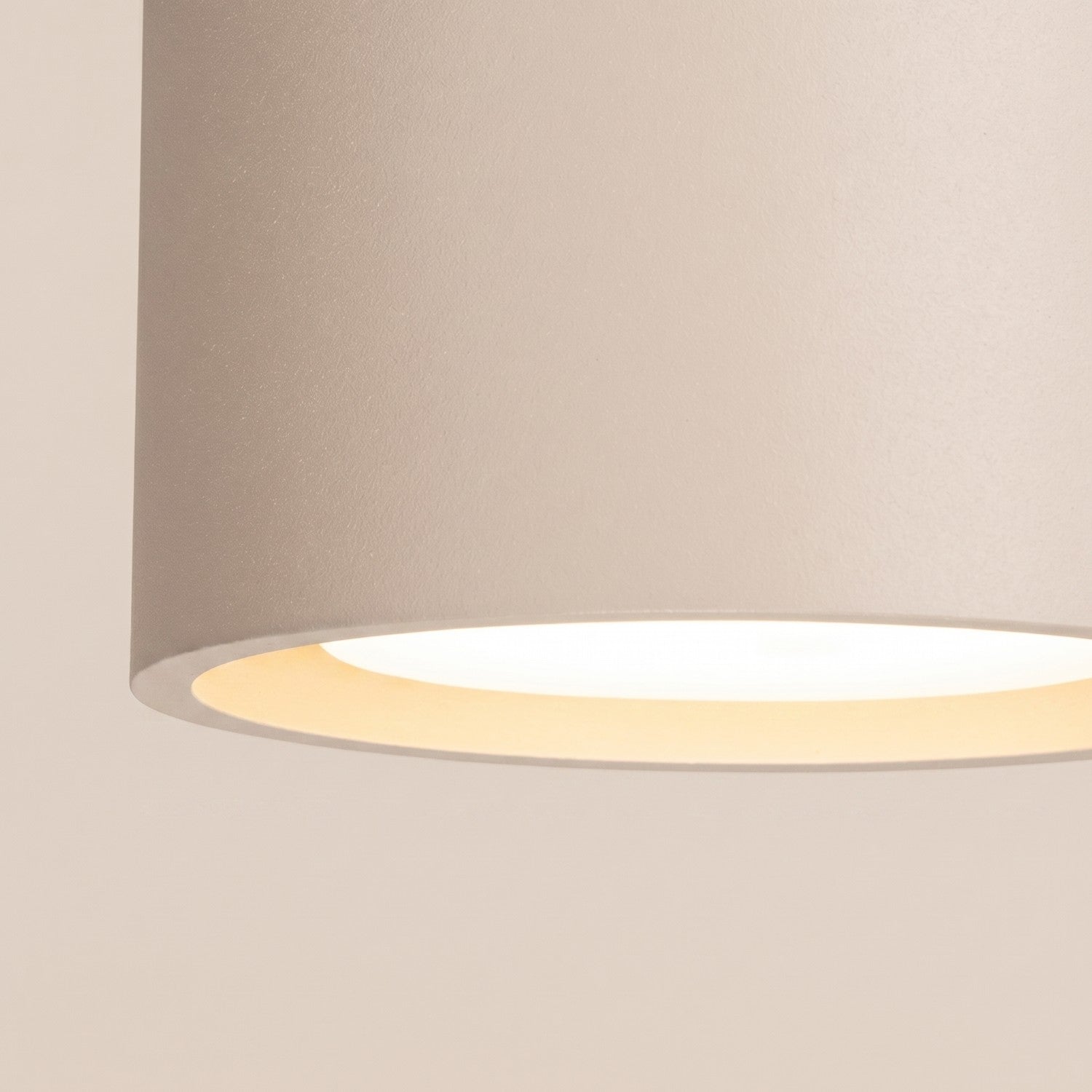 Plafonnier Modo 3 aluminium taupe Gx53, vue 4