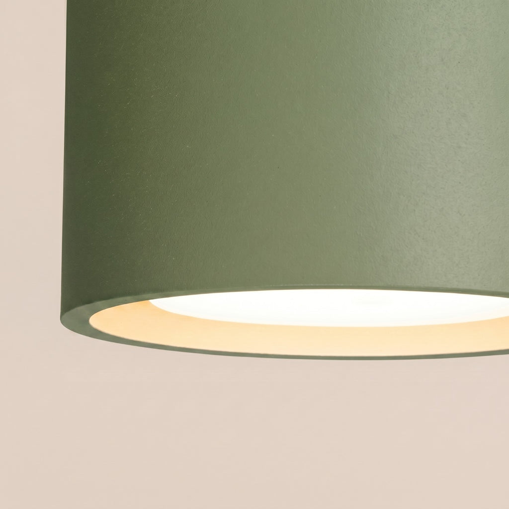 Plafonnier Modo 3 aluminium vert olive Gx53, vue 4