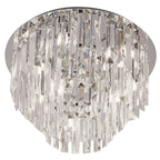 Plafonnier Monaco 42 cm chromé G9