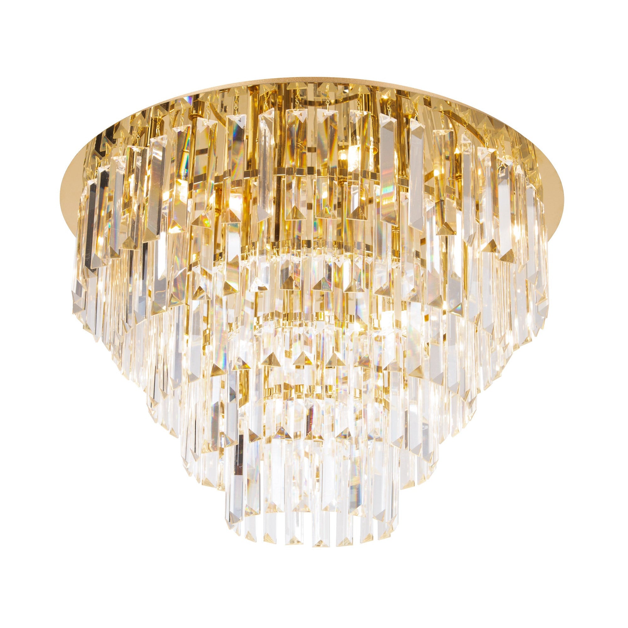 Plafonnier Monaco 60 cm doré G9