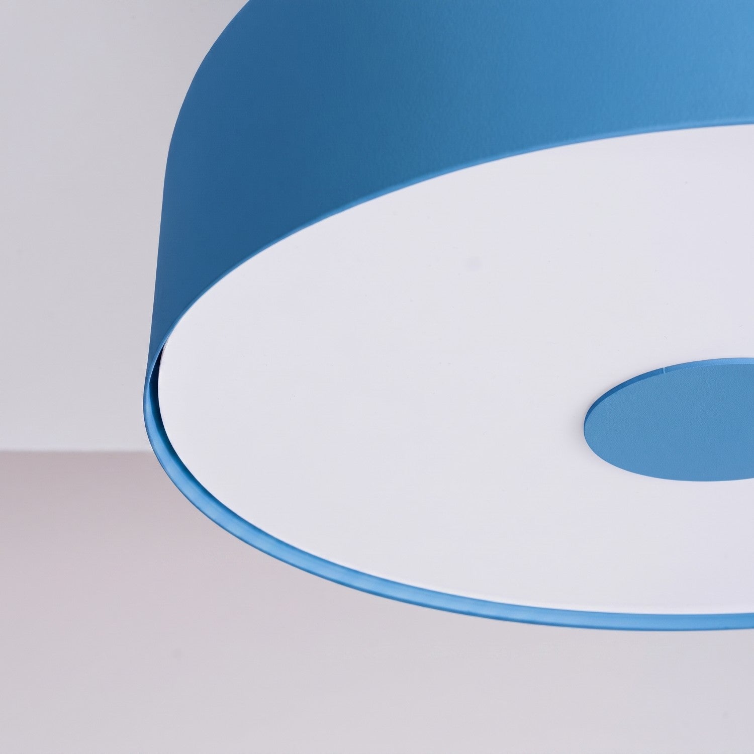 Plafonnier Omiq métal bleu azur E27, vue 5