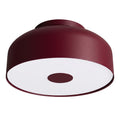 Plafonnier Omiq métal bordeaux E27