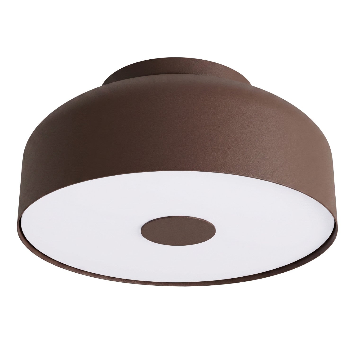 Plafonnier Omiq métal brun E27