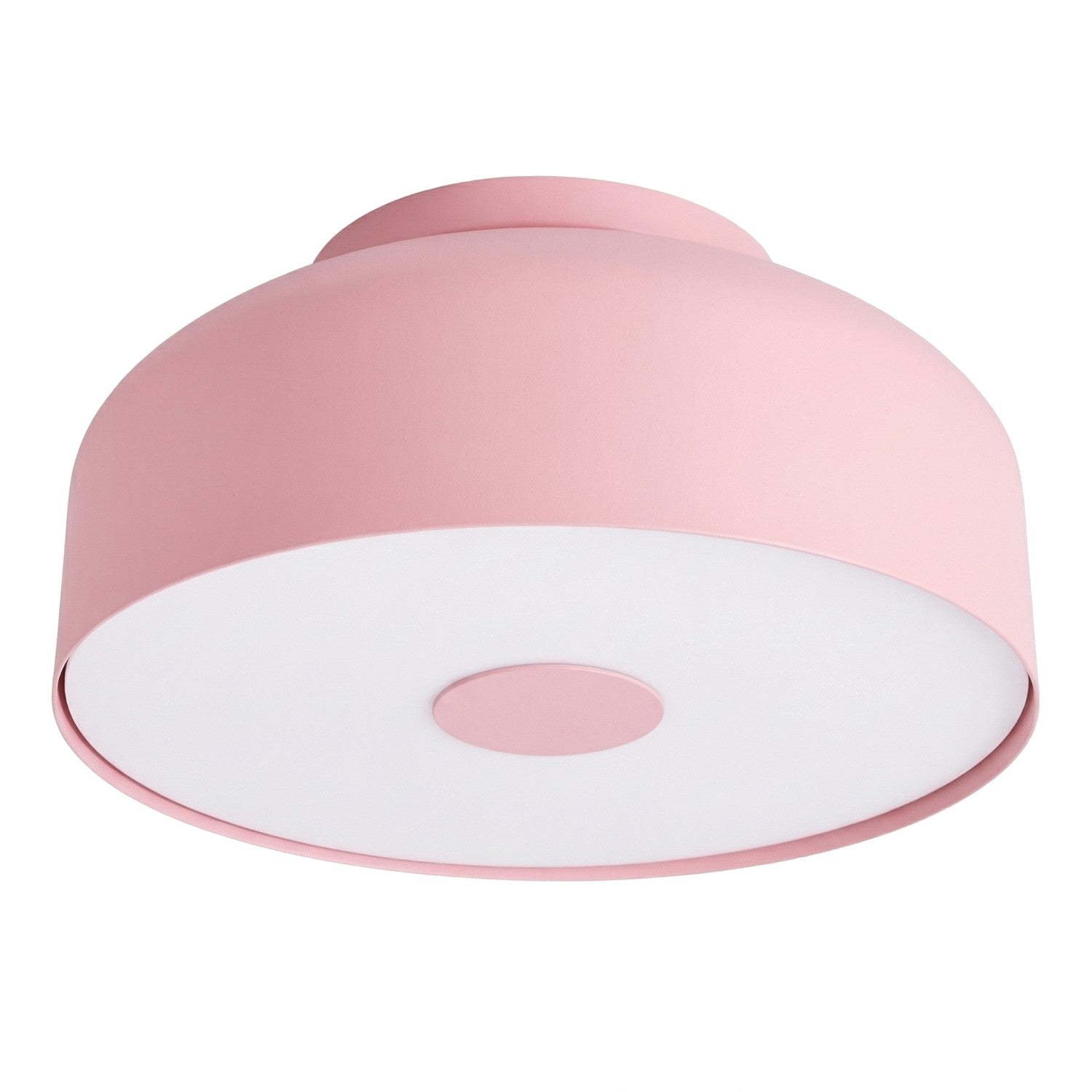 Plafonnier Omiq métal rose E27