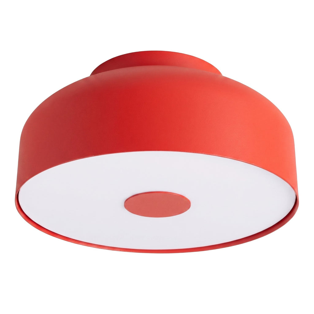 Plafonnier Omiq métal rouge E27