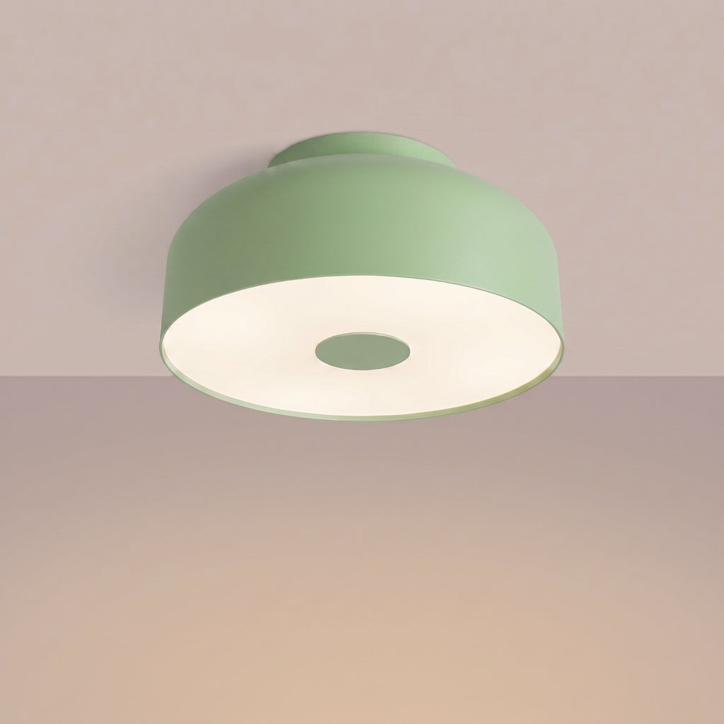 Plafonnier Omiq métal vert sauge E27, vue 3