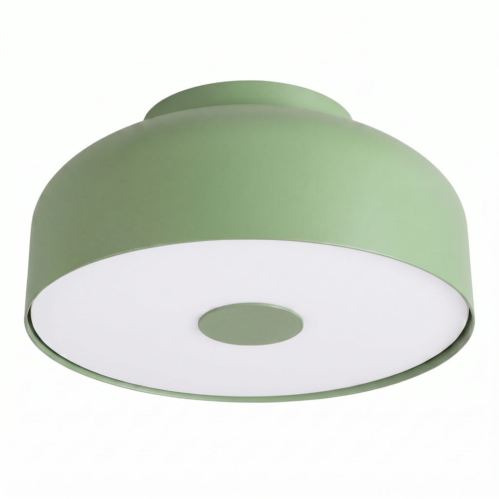 Plafonnier Omiq métal vert sauge E27, vue 4