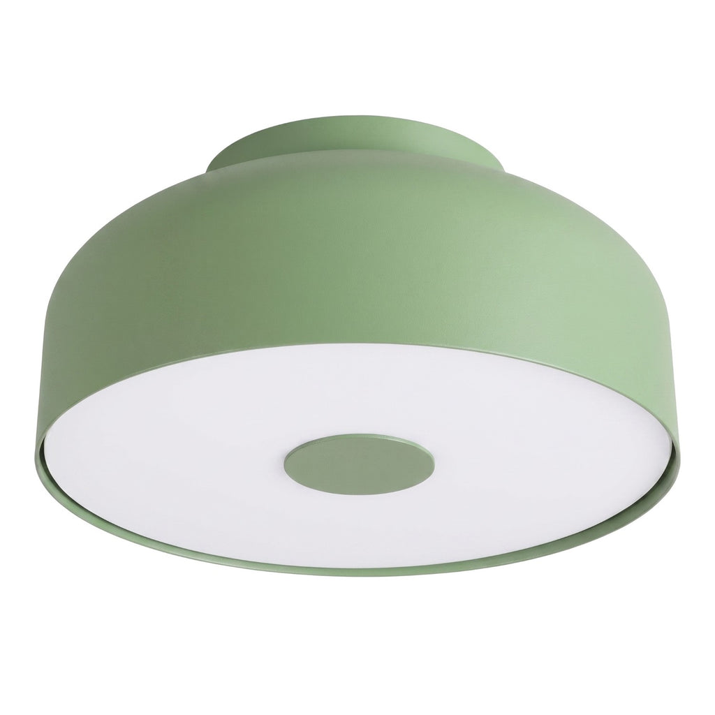 Plafonnier Omiq métal vert sauge E27