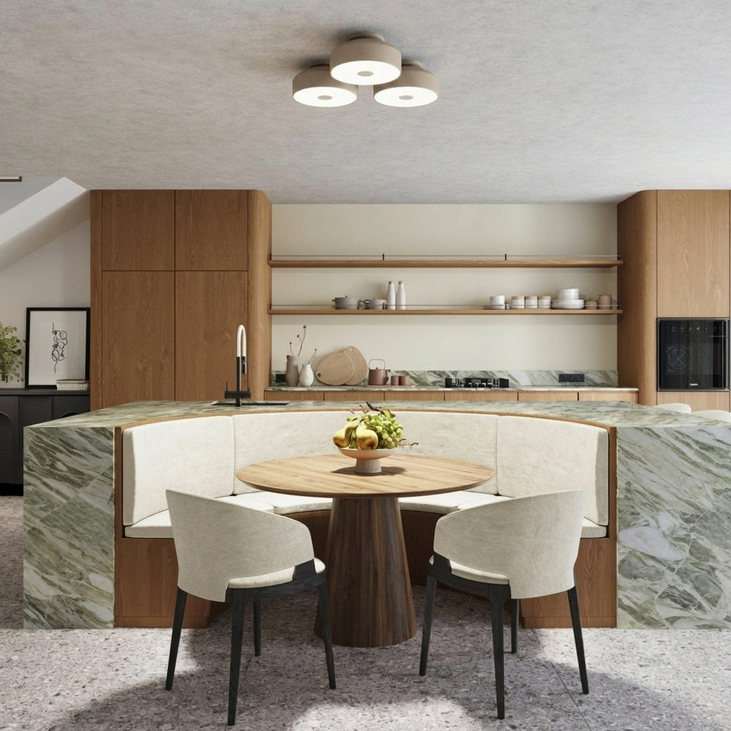 Plafonnier Omiq métal taupe E27, vue 14
