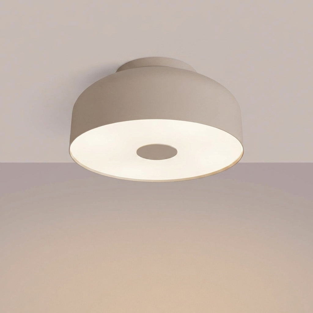Plafonnier Omiq métal taupe E27, vue 3