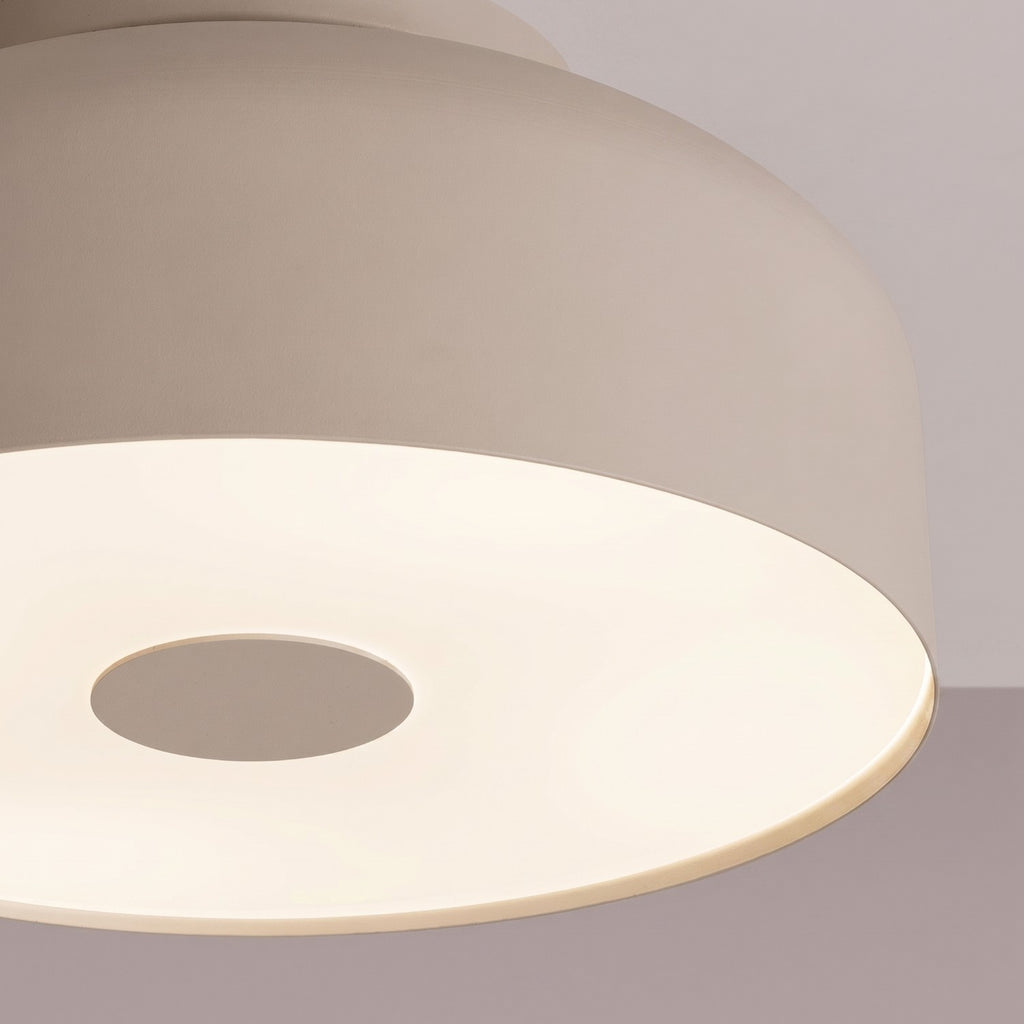 Plafonnier Omiq métal taupe E27, vue 4