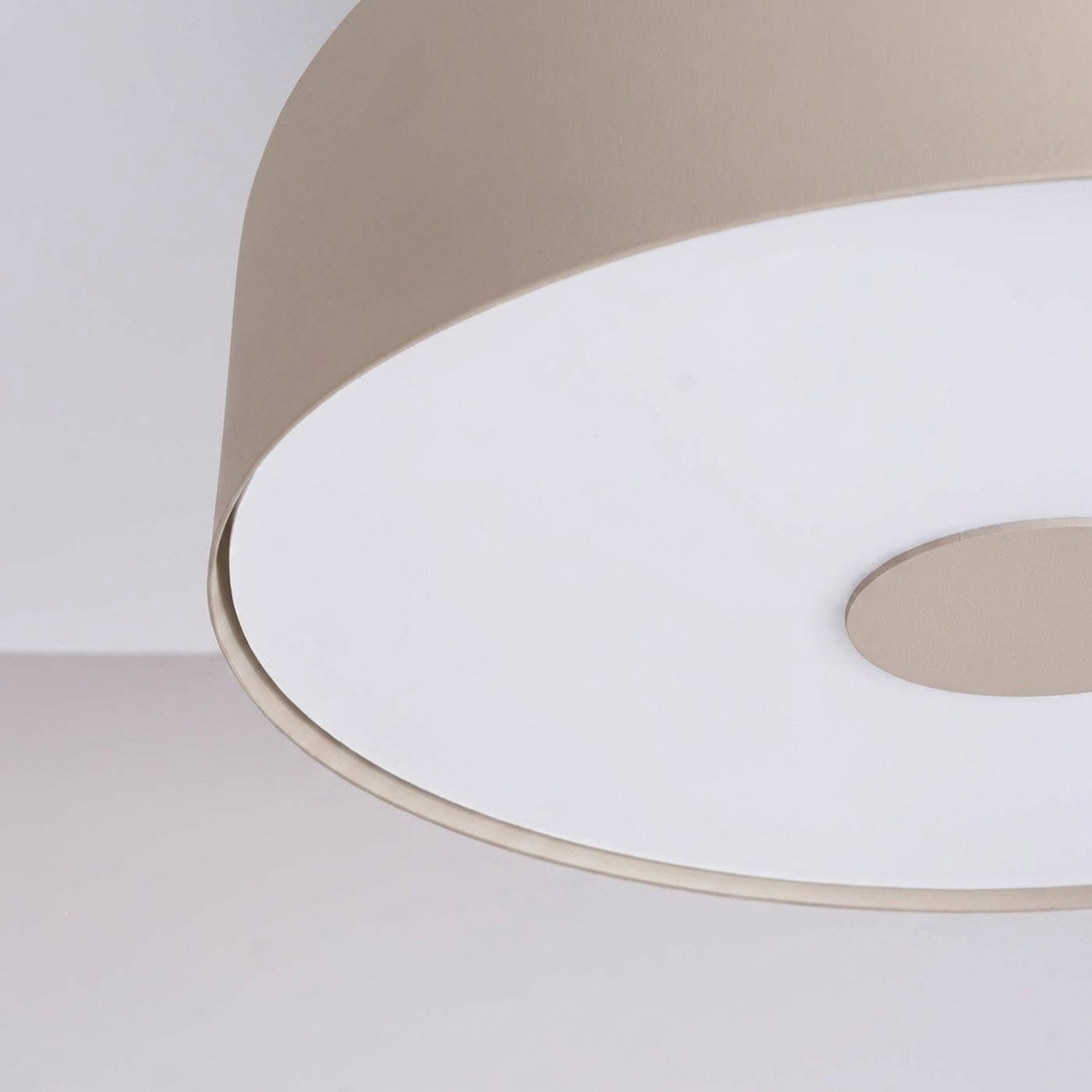 Plafonnier Omiq métal taupe E27, vue 5