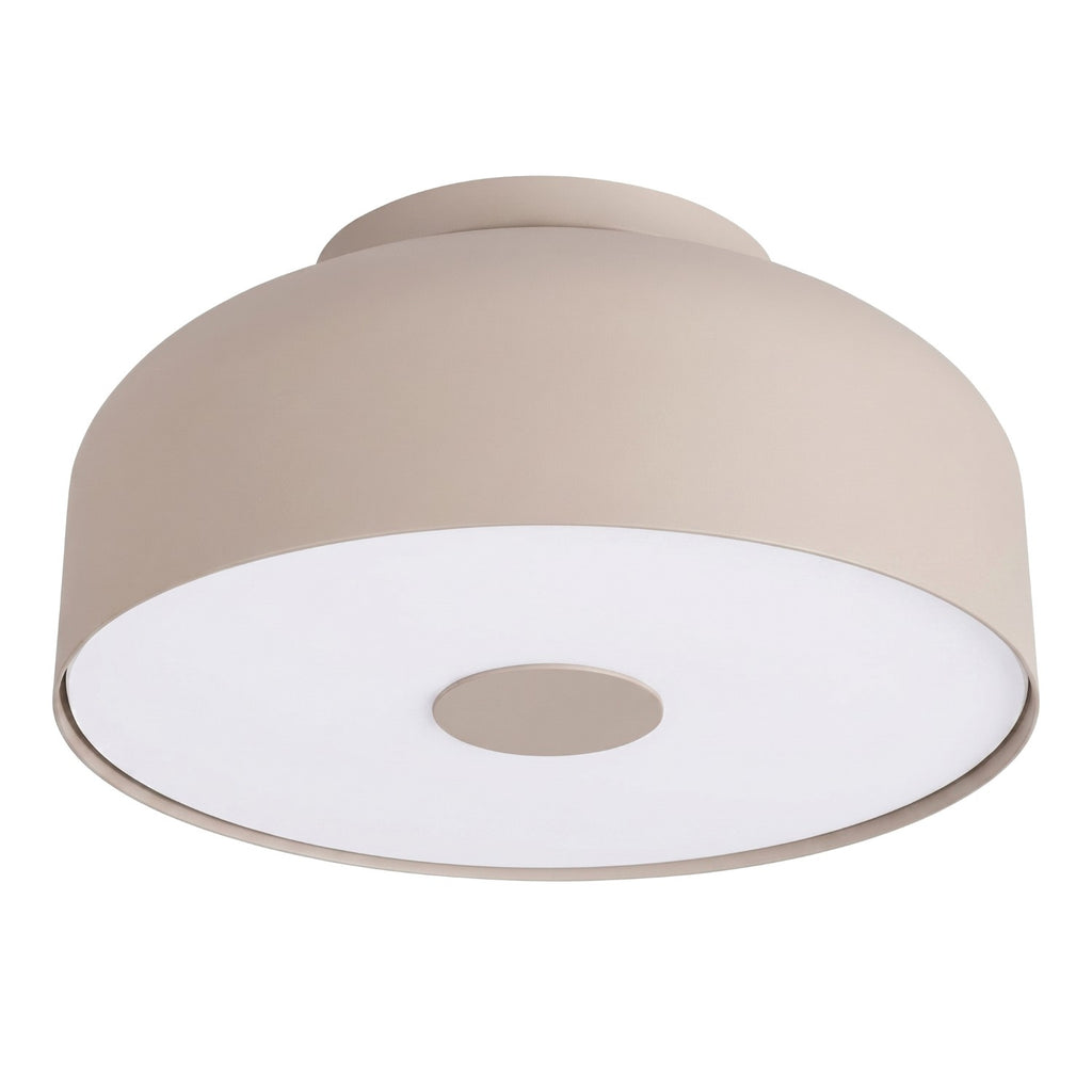 Plafonnier Omiq métal taupe E27