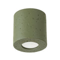 Plafonnier Orbis béton vert olive GU10