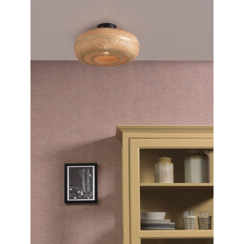 Dimensions Plafón Palawan bambú natural 40 cm E27