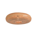 Plafonnier Palawan bambou naturel galette 60 cm E27