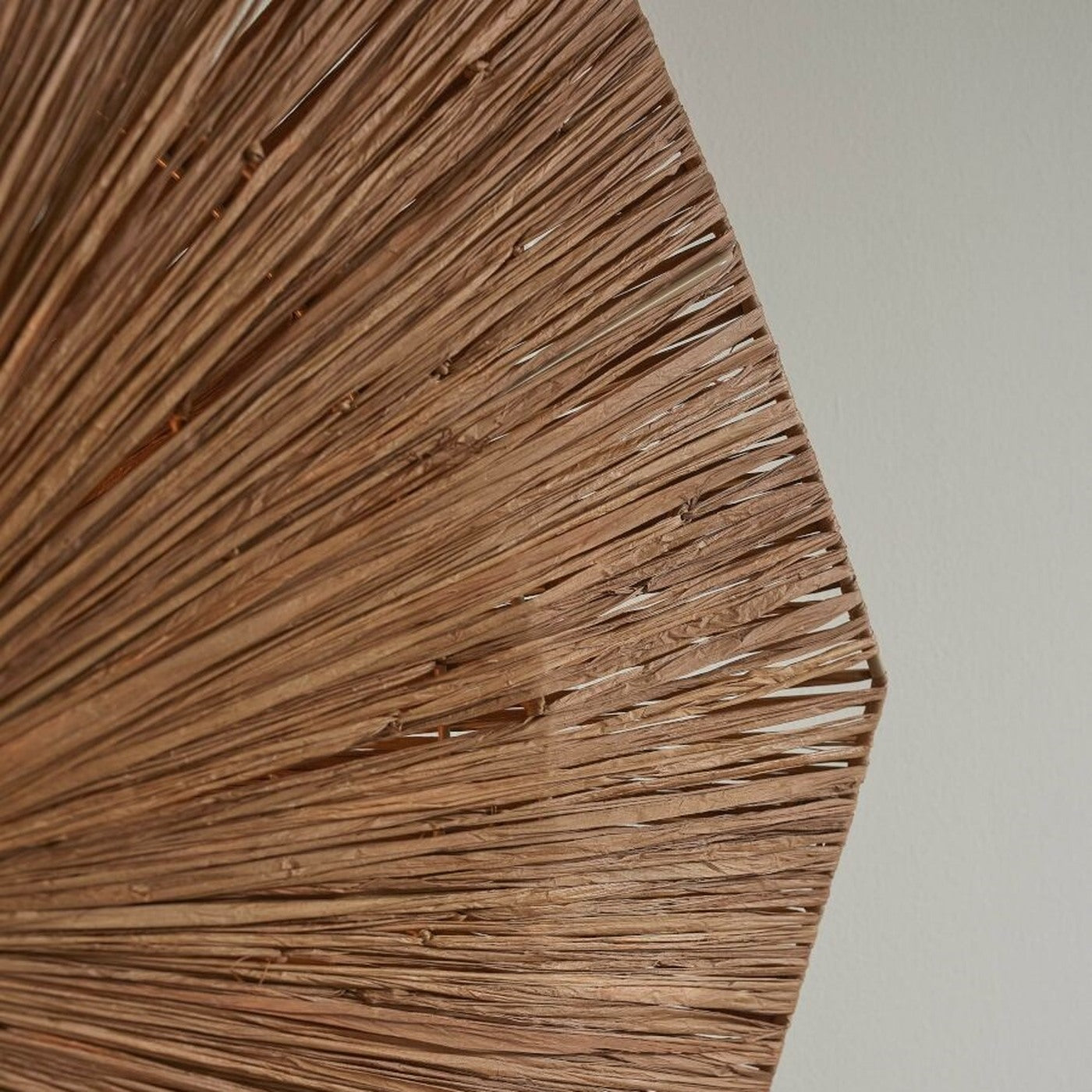 Plafonnier Panama raphia brun 65 cm E27, vue 3