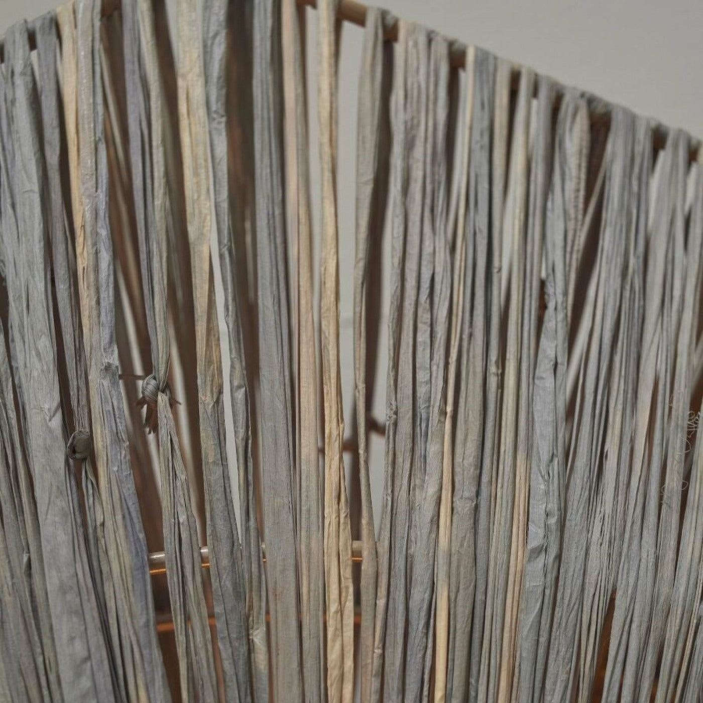 Plafonnier Panama raphia gris foncé 65 cm E27, vue 4
