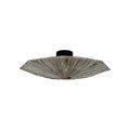 Plafonnier Panama raphia gris foncé 65 cm E27