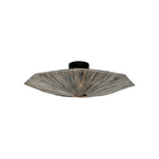 Plafonnier Panama raphia gris foncé 65 cm E27