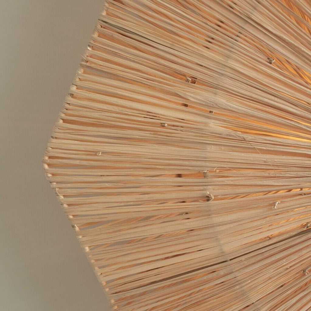Plafonnier Panama raphia naturel 65 cm E27, vue 4