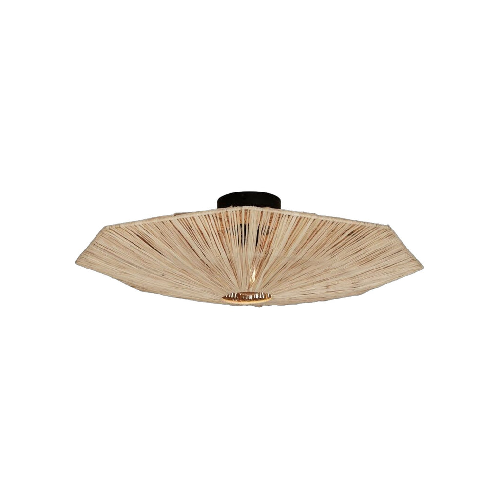 Plafonnier Panama raphia naturel 65 cm E27