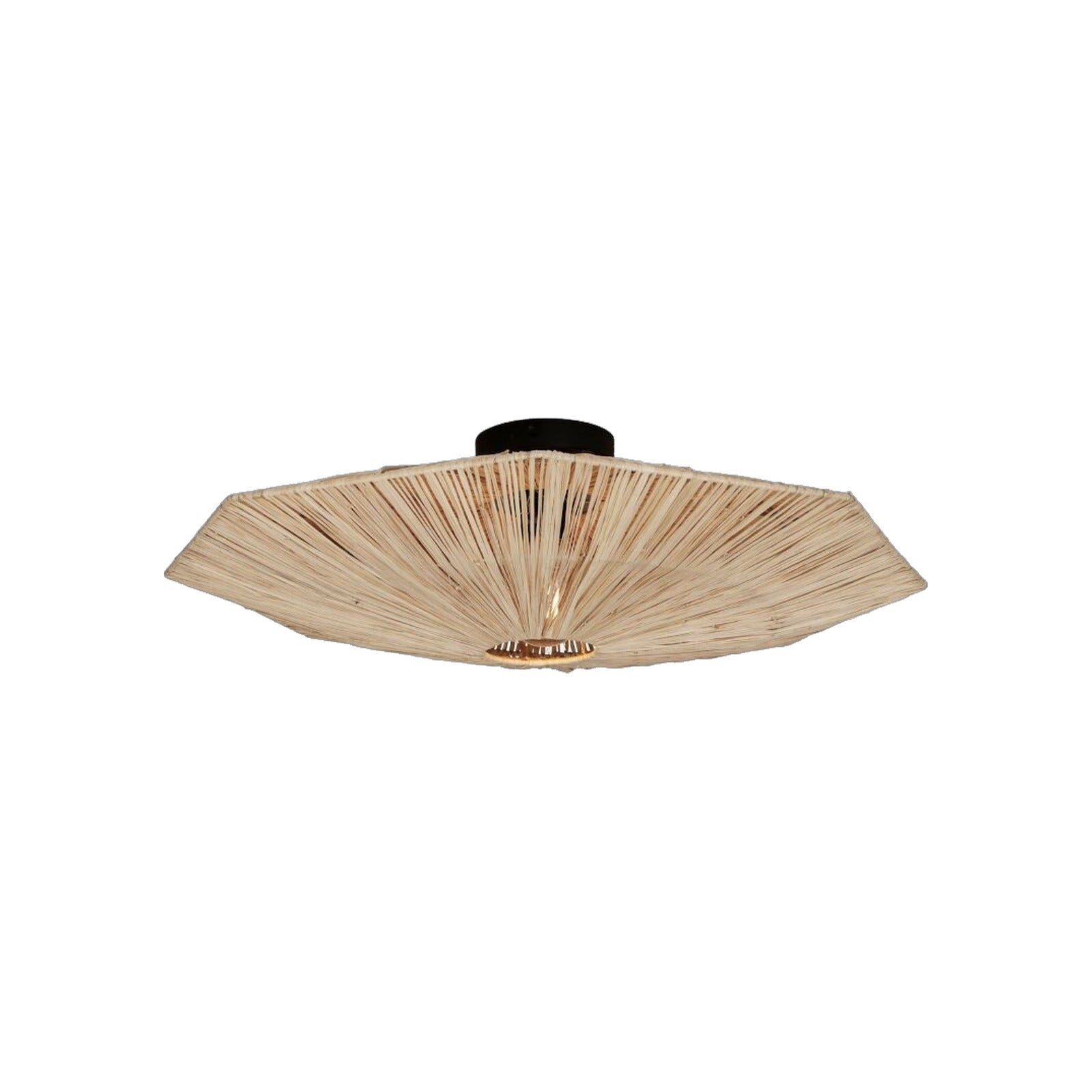 Plafonnier Panama raphia naturel 65 cm E27