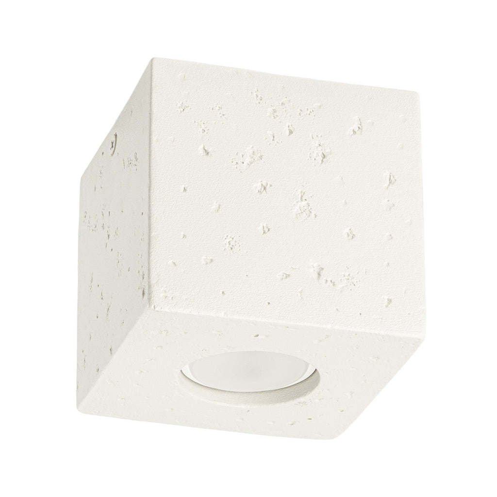 Plafonnier Quad béton beige GU10