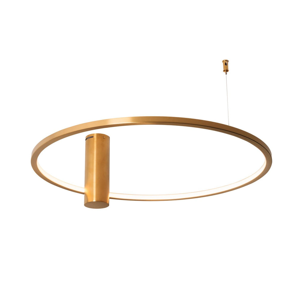 Plafonnier Queen 60 cm doré brossé à variateur, vue 2