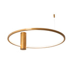 Plafonnier Queen 60 cm doré brossé à variateur, vue 2