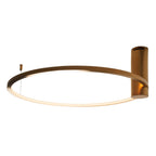 Plafonnier Queen 60 cm doré brossé à variateur, vue 3