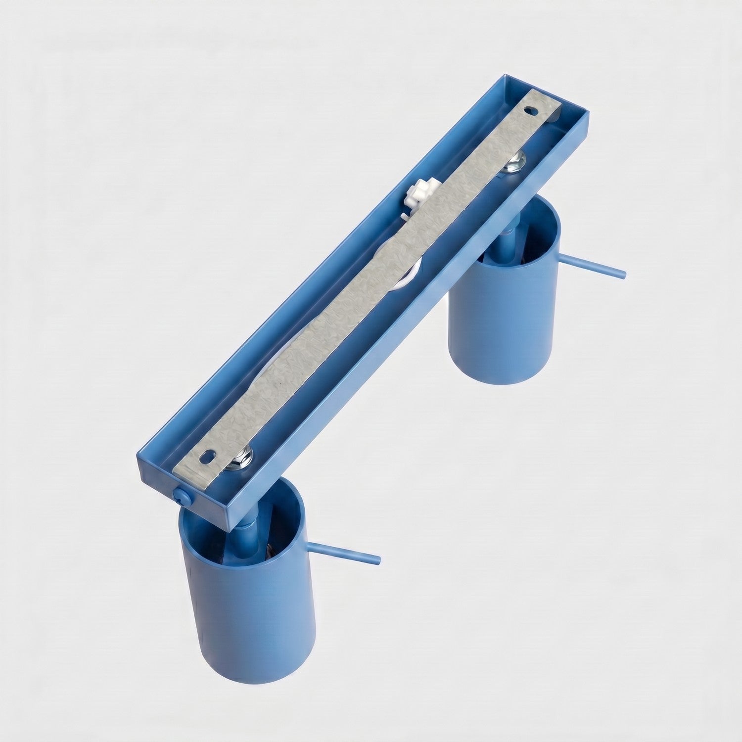 Plafonnier Ring 2 acier bleu azur GU10, vue 4