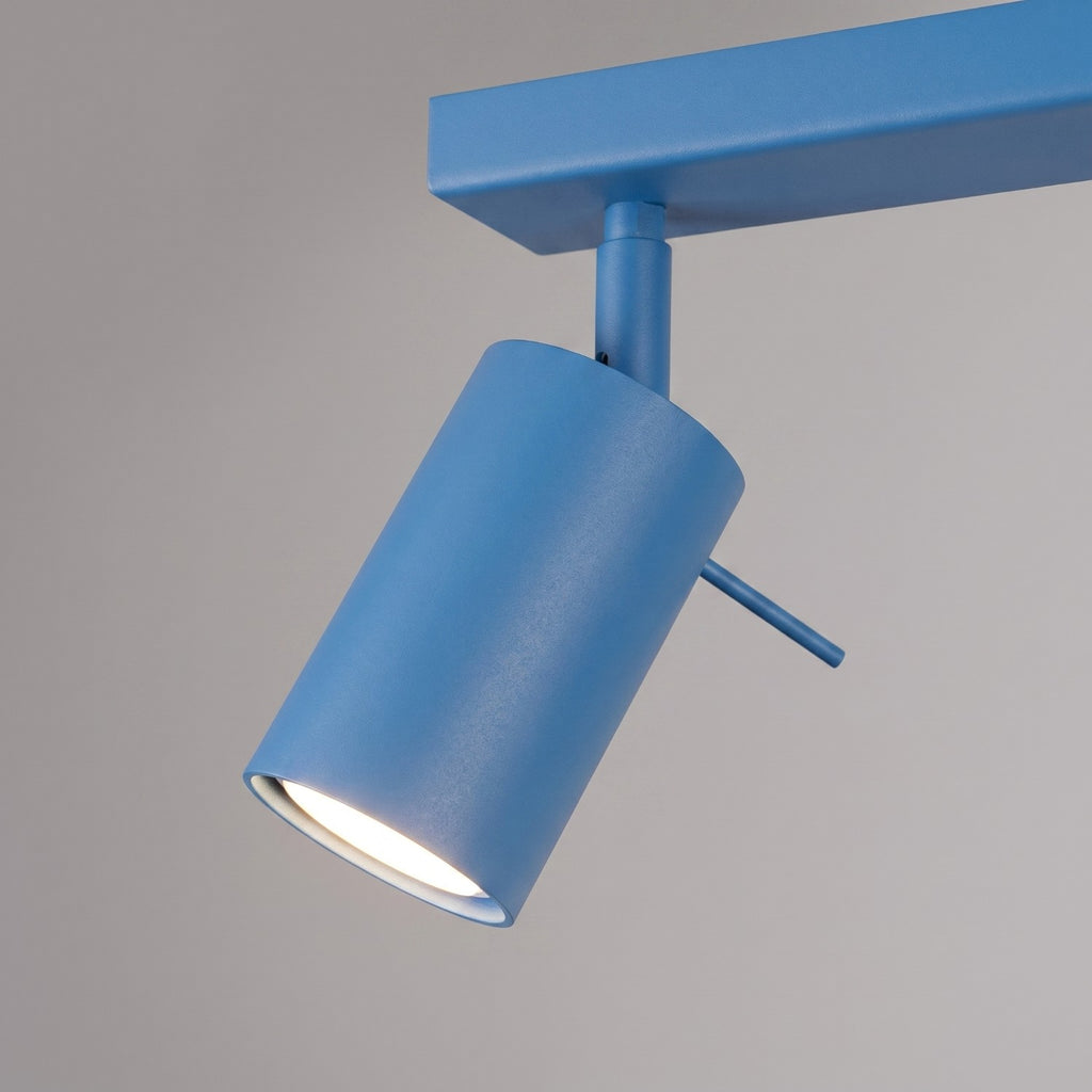 Plafonnier Ring 2 acier bleu azur GU10, vue 6