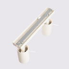 Plafonnier Ring 2 acier beige GU10, détail