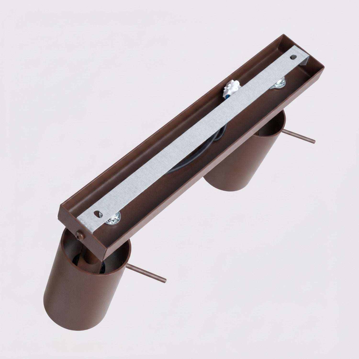 Plafonnier Ring 2 acier brun GU10, vue 4