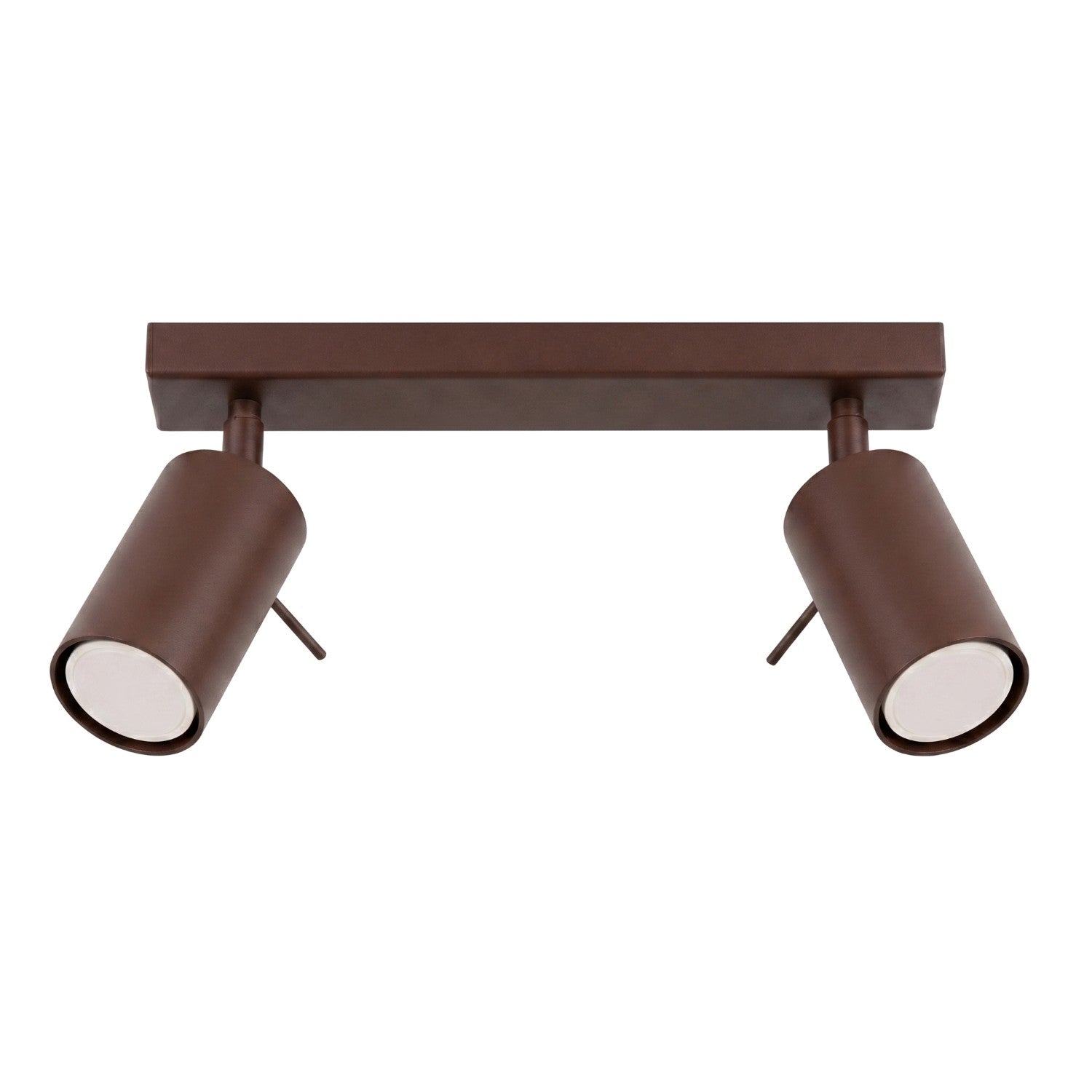 Plafonnier Ring 2 acier brun GU10