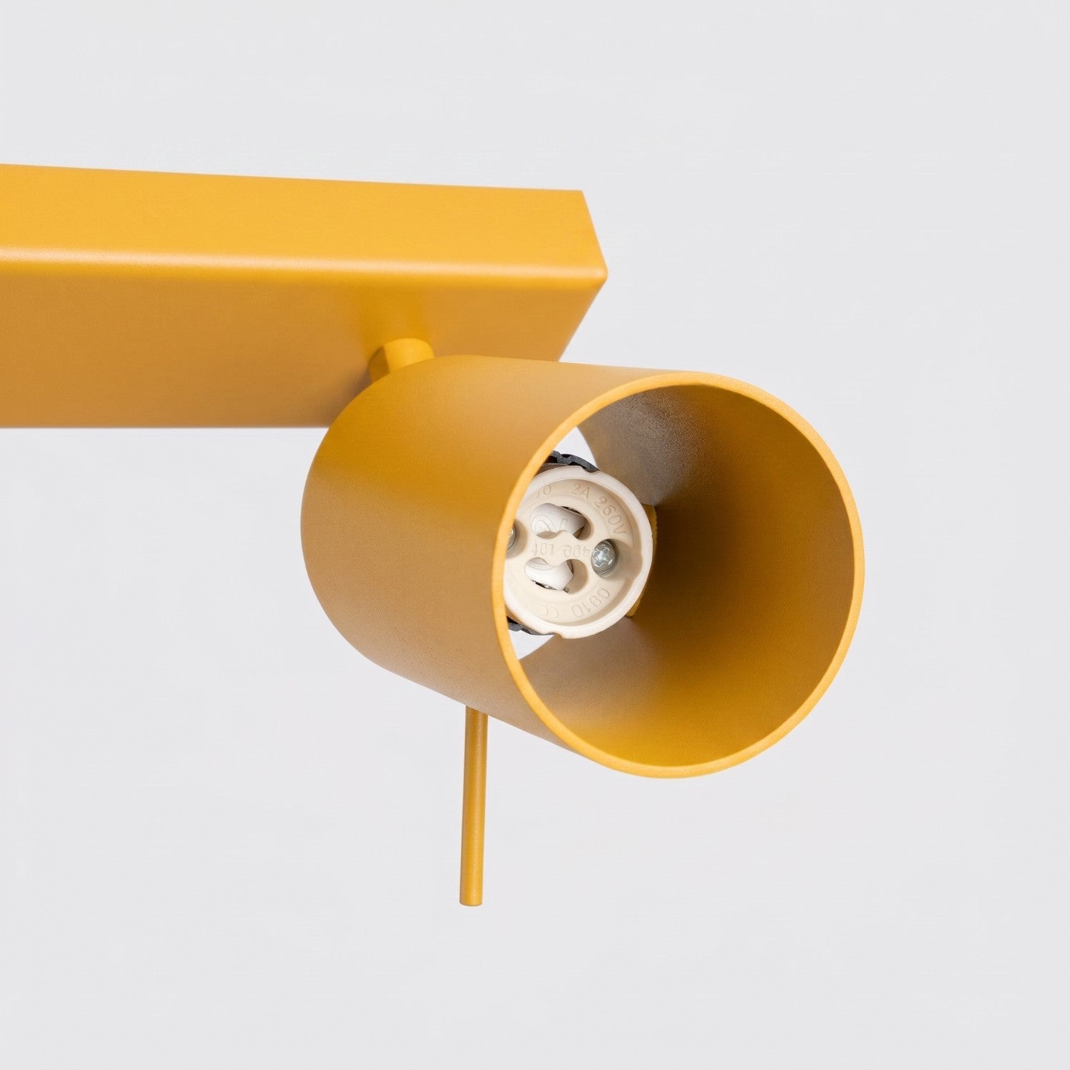 Plafonnier Ring 2 acier jaune GU10, vue 5
