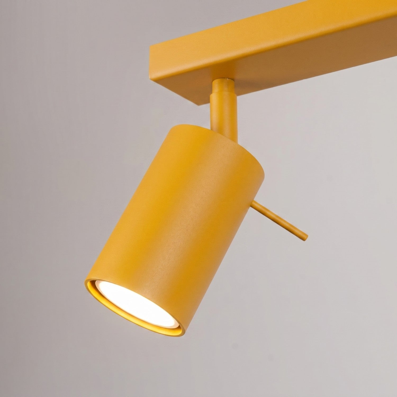 Plafonnier Ring 2 acier jaune GU10, vue 6