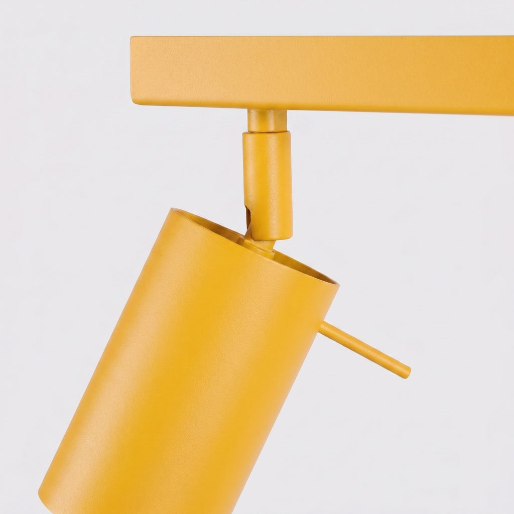 Plafonnier Ring 2 acier jaune GU10, vue 8