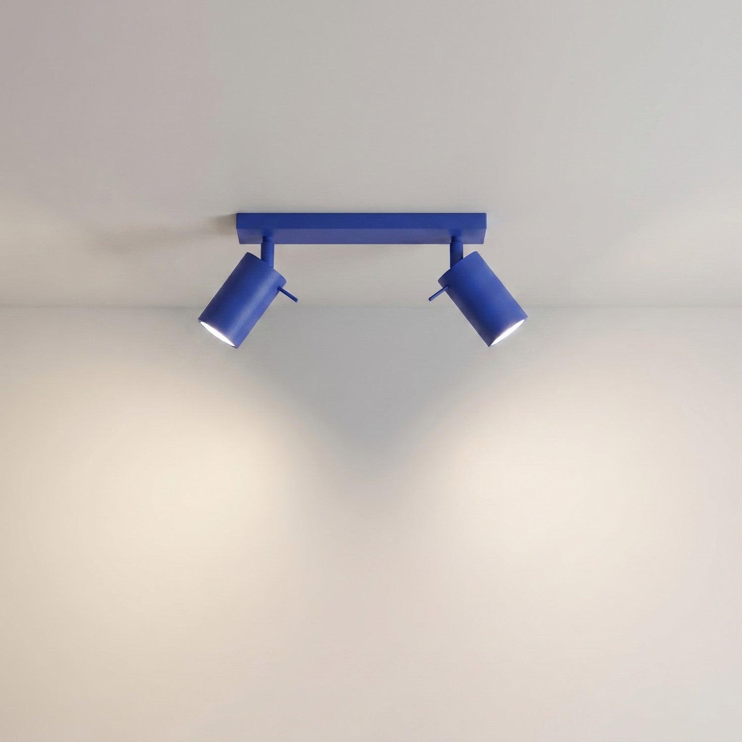 Plafonnier Ring 2 acier bleu outremer GU10, vue 3