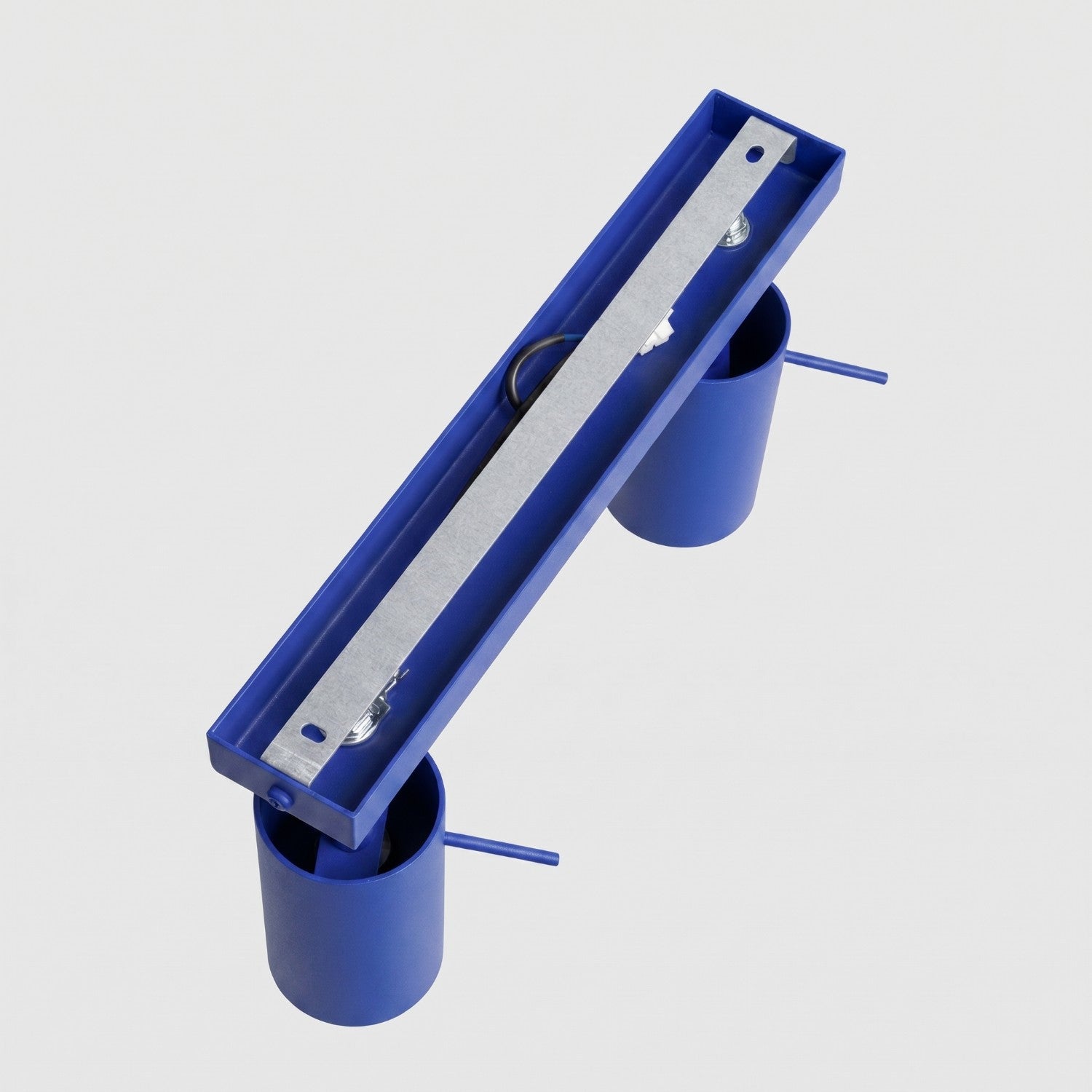 Plafonnier Ring 2 acier bleu outremer GU10, vue 4