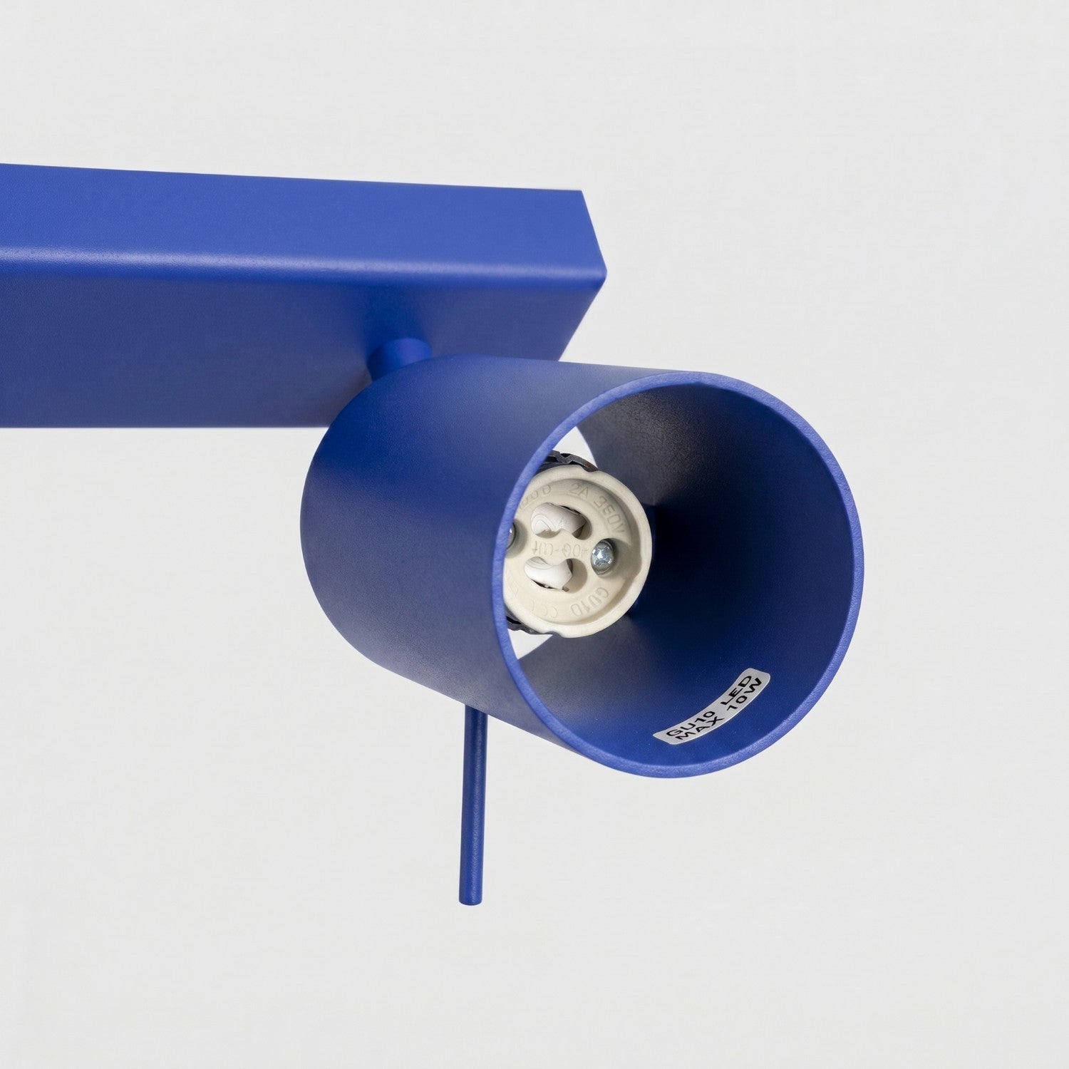 Plafonnier Ring 2 acier bleu outremer GU10, vue 5