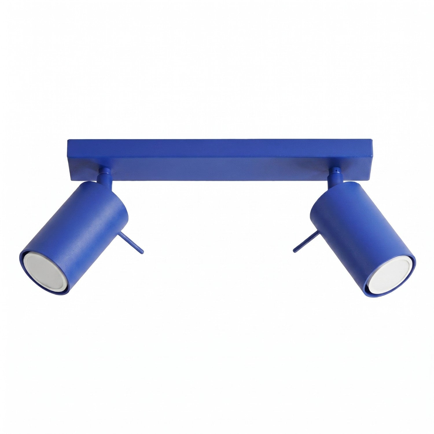 Plafonnier Ring 2 acier bleu outremer GU10