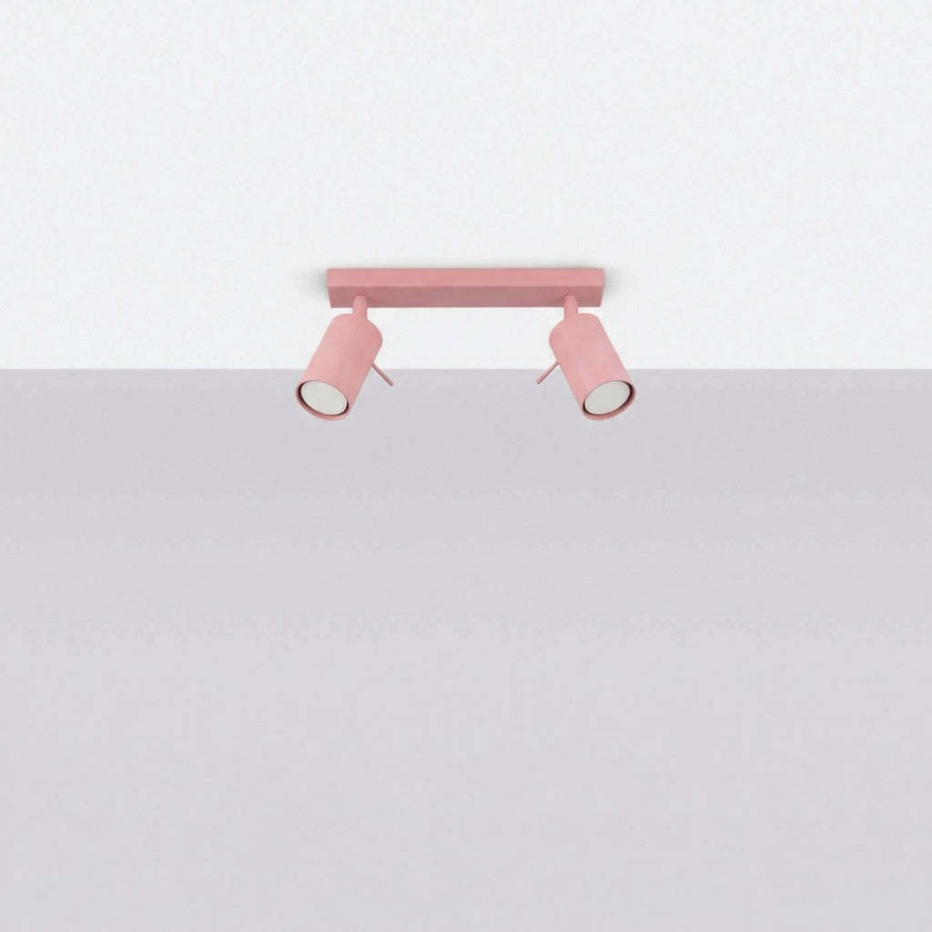 Plafonnier Ring 2 acier rose GU10, vue 2