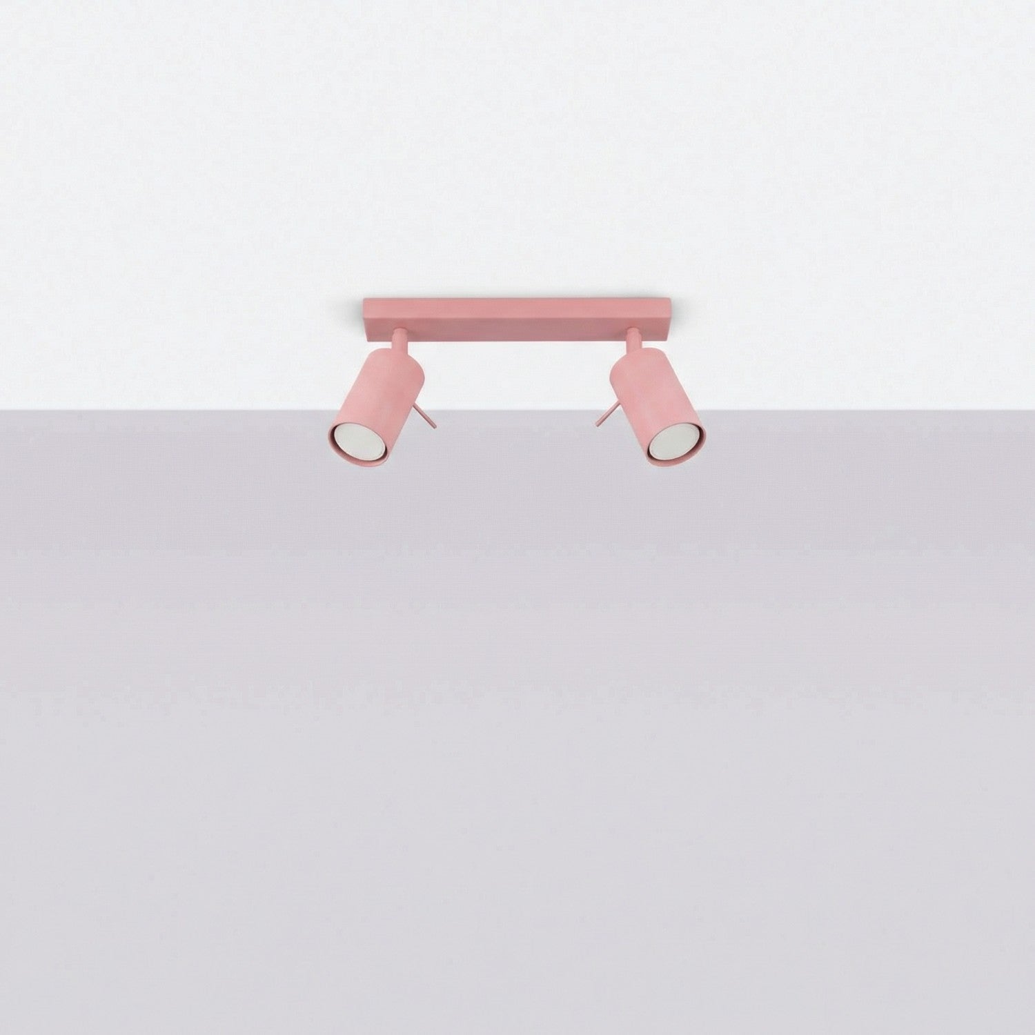 Plafonnier Ring 2 acier rose GU10, vue 2