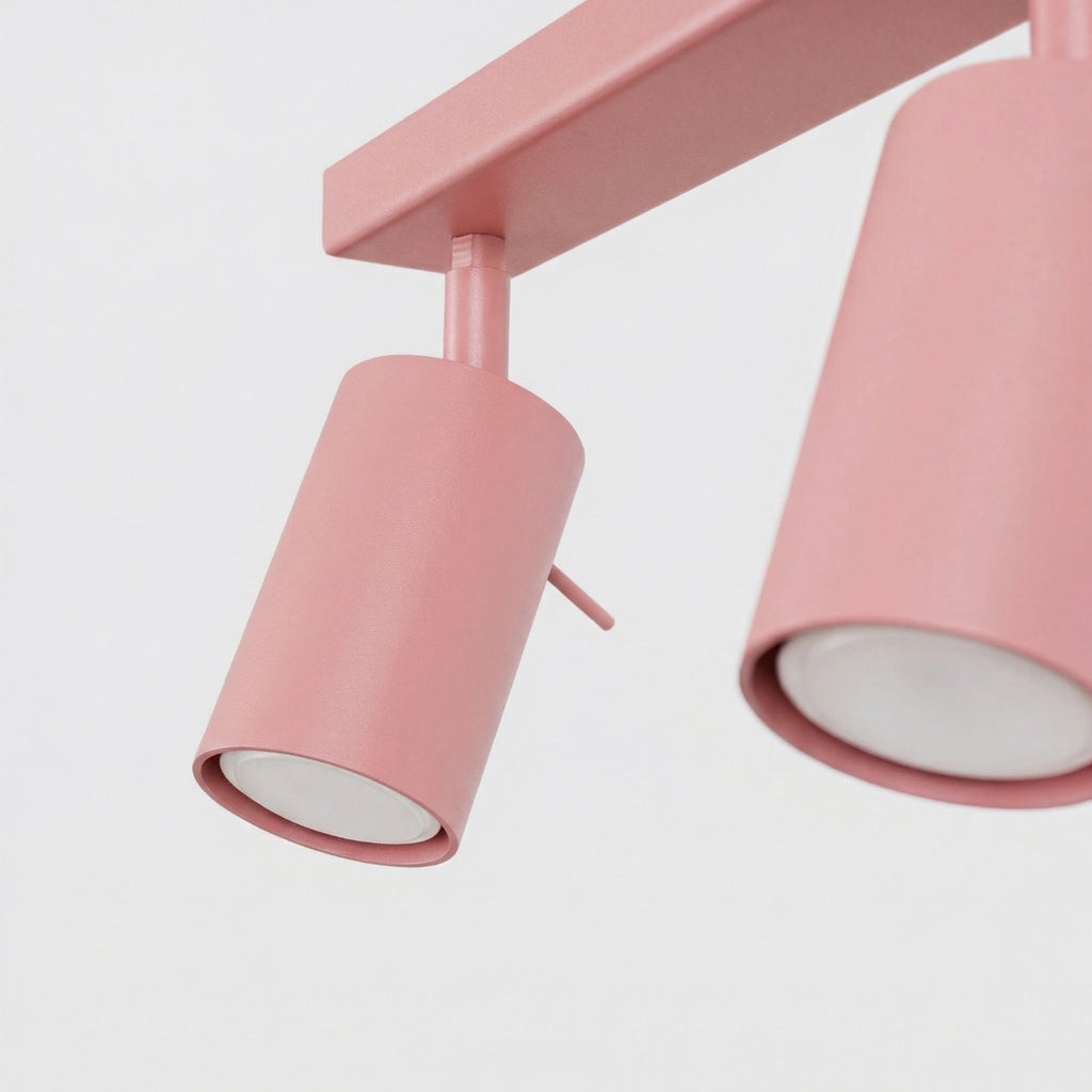 Plafonnier Ring 2 acier rose GU10, vue 7