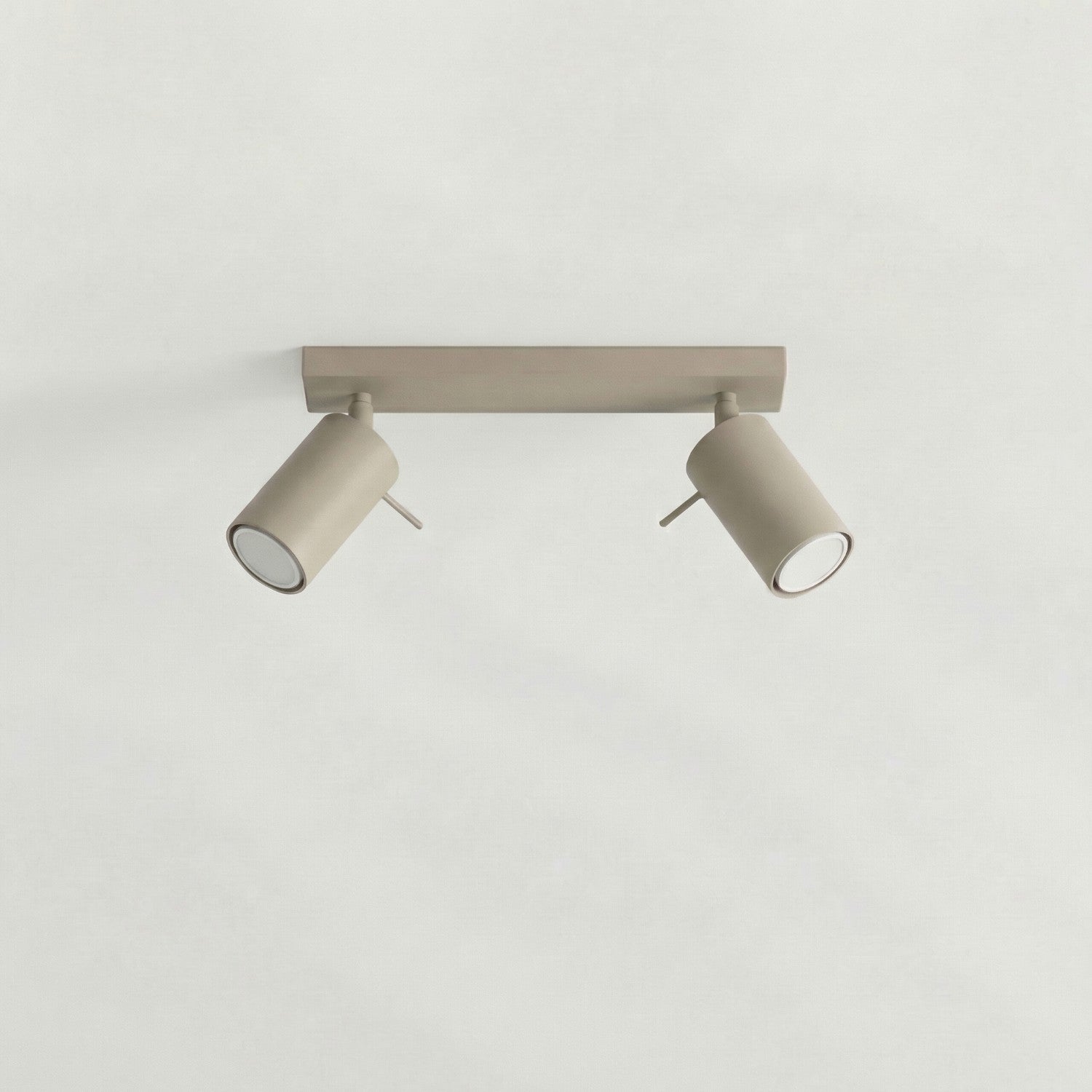 Plafonnier Ring 2 acier taupe GU10, vue 2