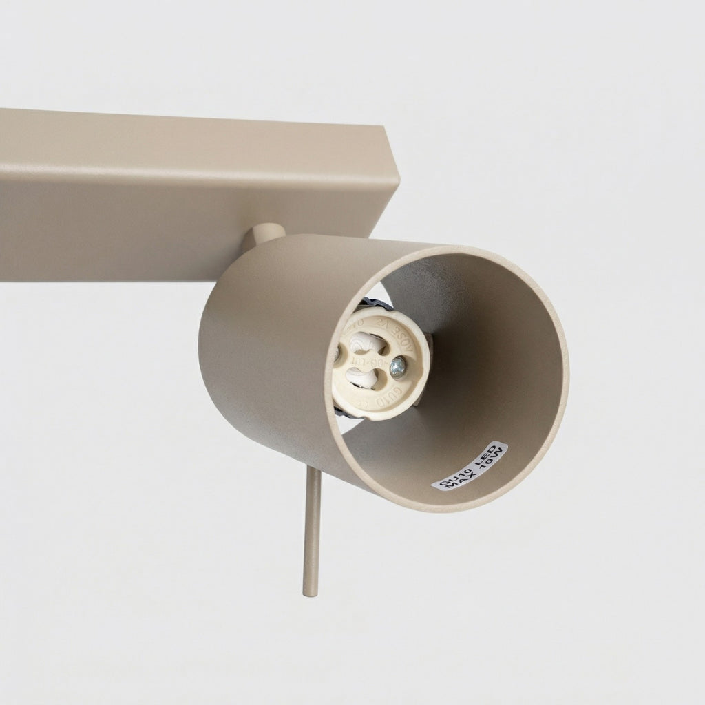 Plafonnier Ring 2 acier taupe GU10, vue 5